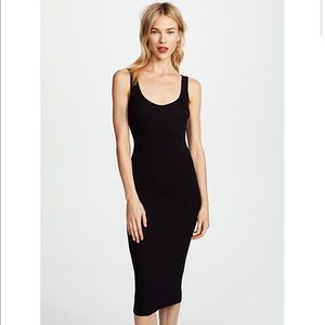 Enza Costa Rib Tank Midi Dress